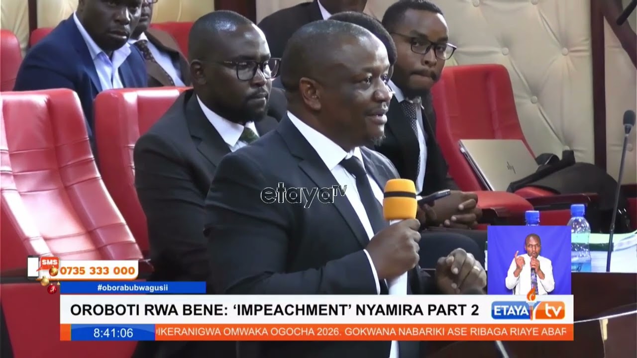 Impeachment of Nyamira County Governor Amos Nyaribo Part 2 