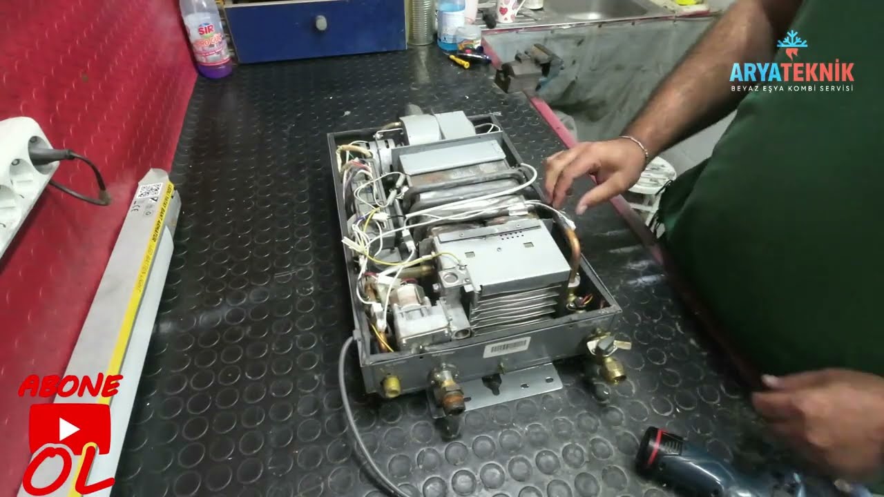 Gold Therm Hermetik Şofben Eşanjör Değişimi Nasıl Yapılır.