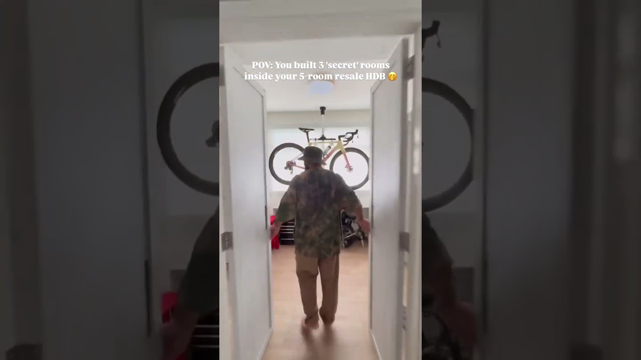 This 5-room resale HDB flat has 3 HIDDEN ROOMS