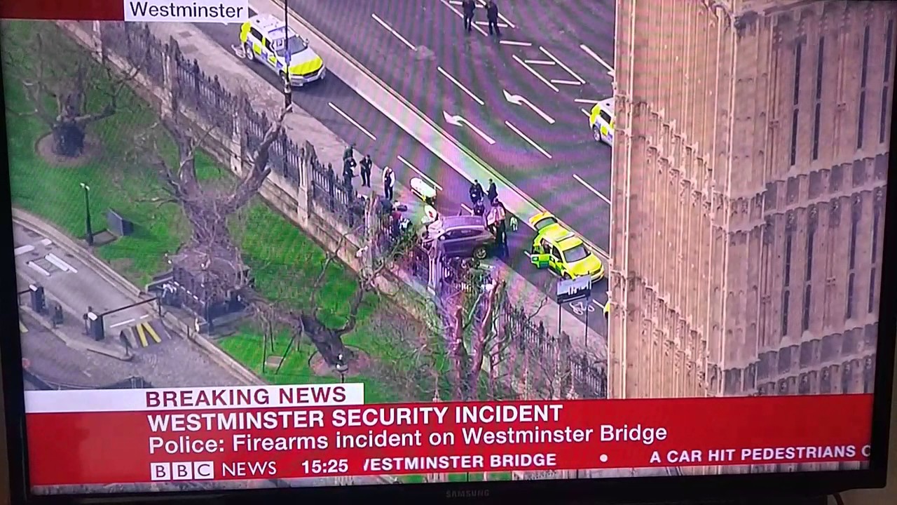 Breaking news Terrorist incident at westminster YouTube