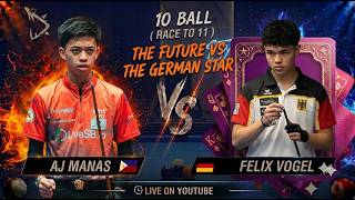 🔴 LIVE | AJ MANAS VS FELIX VOGEL + 2 | RACE TO 15 screenshot 1