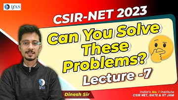 CSIR NET General Aptitude for Physical Science Important Questions