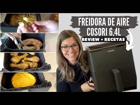 🔥Todo sobre la AirFryer COSORI DUAL BLAZE P583S con 2 resistencias  UNBOXING + 🐓RECETA de pollo asado 