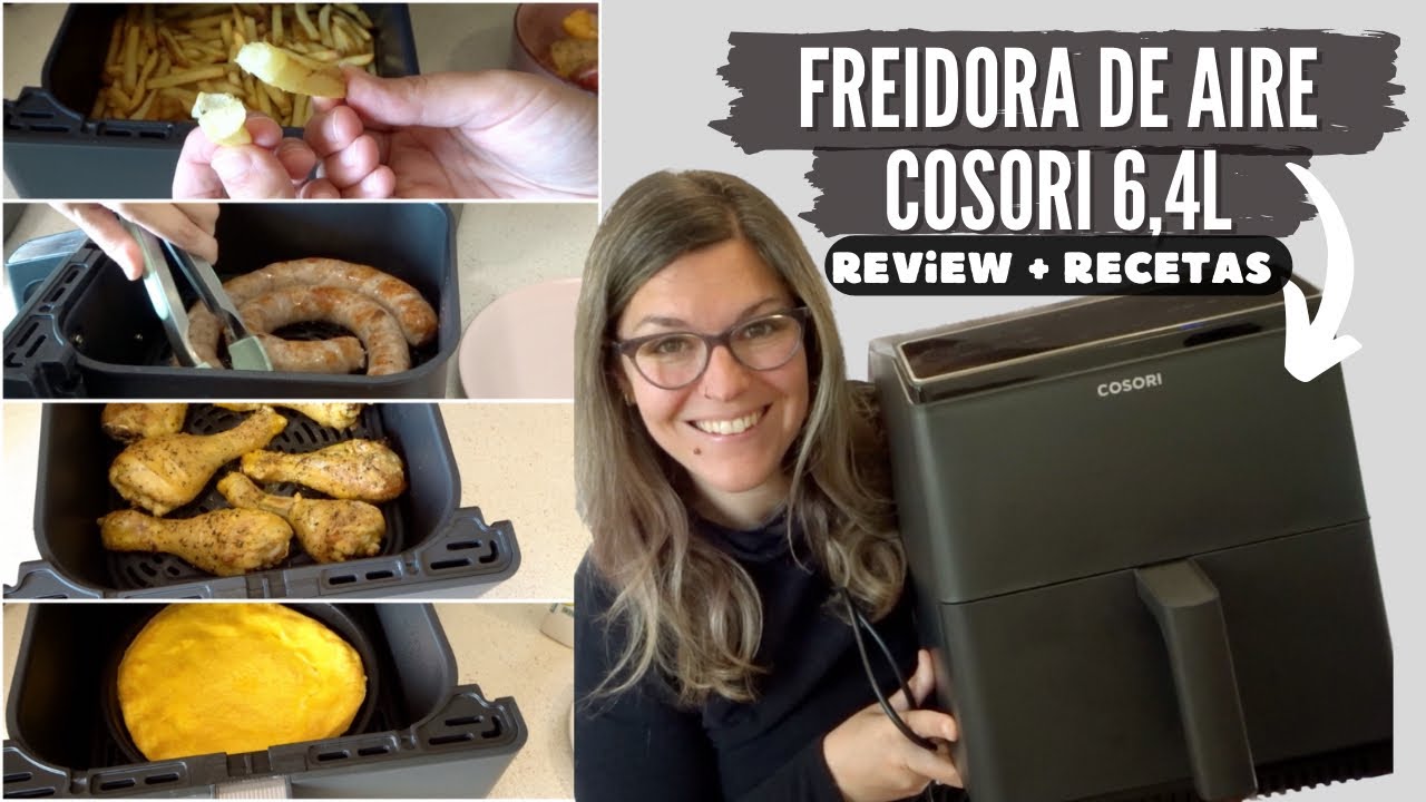 Opinión FREIDORA de AIRE COSORI Dual Blaze 6,4L *Recetas AIR FRYER* 