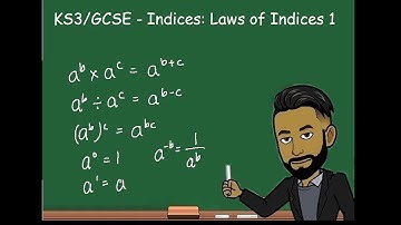 KS3/GCSE Maths - Indices : Laws of Indices Part 1 (Basic Rules)
