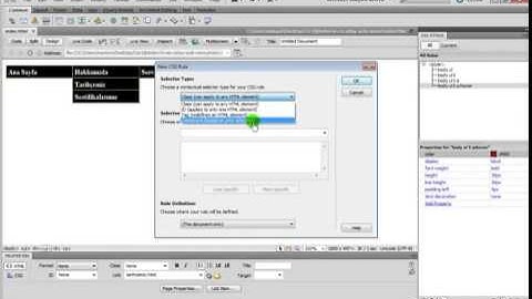 CSS İle Yatay Açılır Menü Oluşturma, Yatay Açılır Menü Yapma