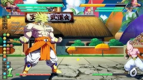 Broly Fullscreen BnB Combo with Cell/Cooler Assists