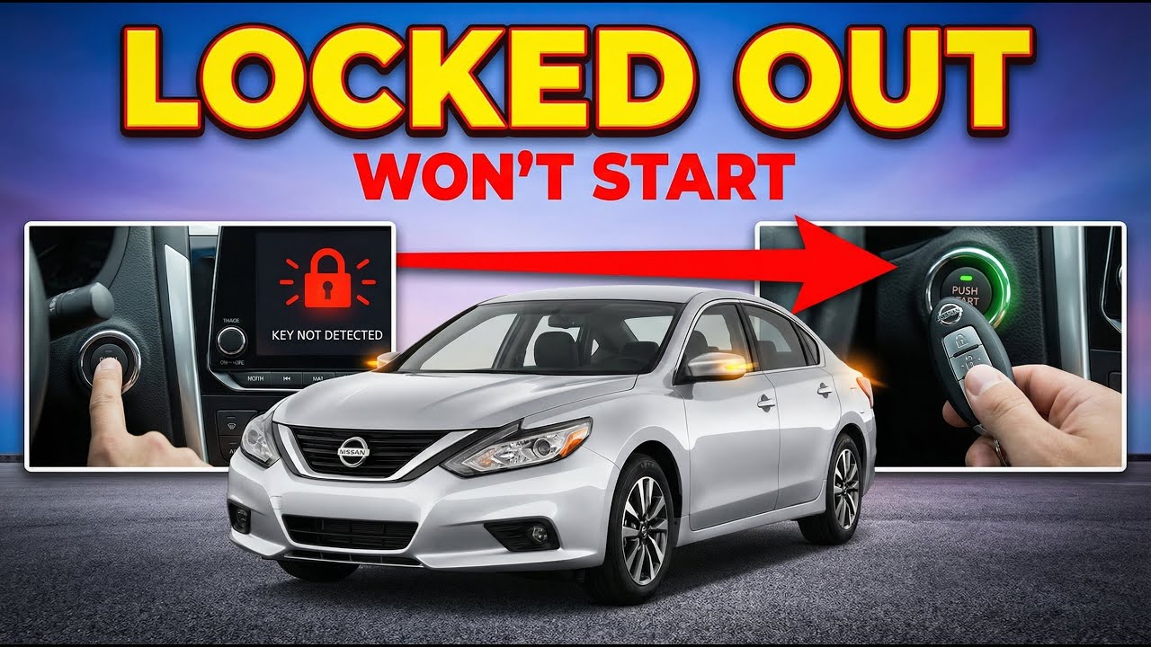 Nissan Altima Anti Theft System Reset Push To Start - YouTube