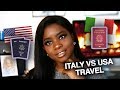 ITALIAN TRAVEL VS US TRAVEL