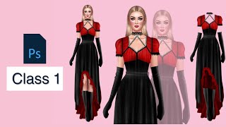 Photoshop Mastery for Royal Dress Design Masterclass | Class 1