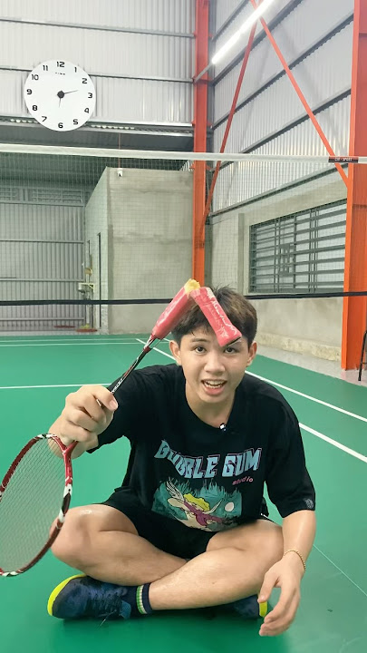 Broken badminton racket handle #badminton #badminton