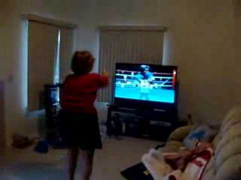 Betty Rogowski's Boxing Debut Wii Boxing