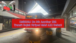 Debut! | SMB339J On 99 | SBS Transit MAN A22 (Euro V) SMRT Striped Livery | Bus Joyrides Episode 113
