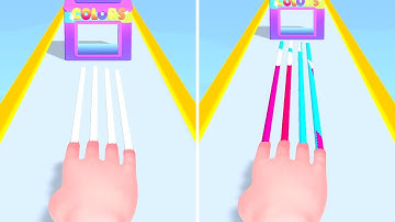 Nail Art Run All Android IOS Levels walkthrough Gameplay lvl 12-13