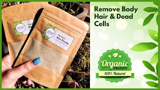 How to Remove Body Hair Easily at Home? - Nimify Beauty Herbal Wax Powder