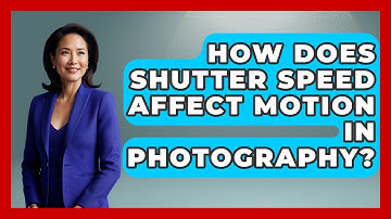 How Does Shutter Speed Affect Motion In Photography? - Image Review Studio