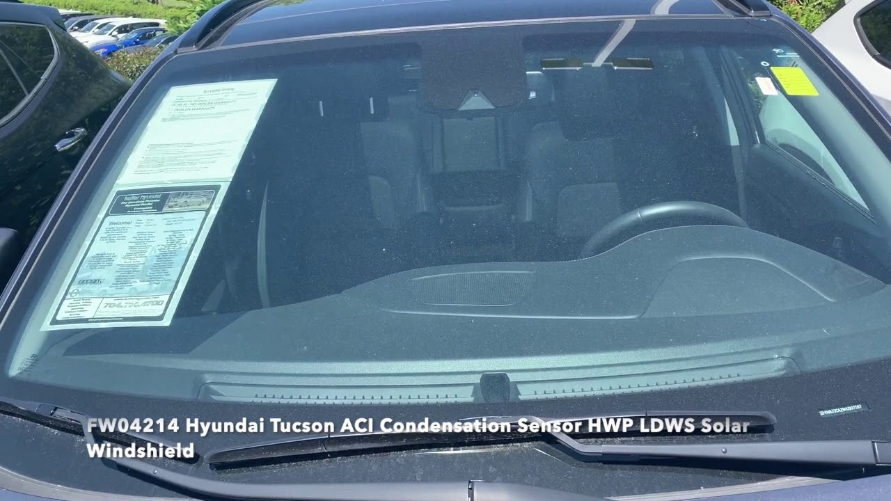 FW04214 Hyundai Tucson ACI Condensation Sensor HWP LDWS Solar