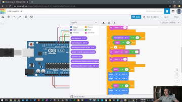 L08 Arduino tinkercad LED: looplicht links-rechts