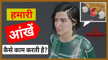 हमारी आंखें कैसे काम करती है? | How do our eyes work? | 3D Animation 🔥🔥🔥