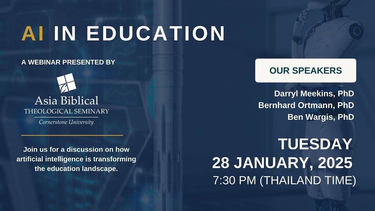 AI in Education Webinar - YouTube