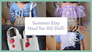 SUMMER ETSY RELEASE HAUL FOR AMERICAN GIRL DOLL @dollyd3lights