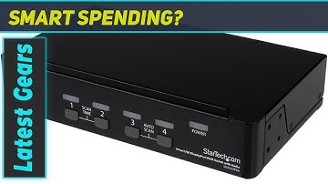 StarTech.com 4 Port DisplayPort KVM Switch: The Ultimate Workspace Solution!