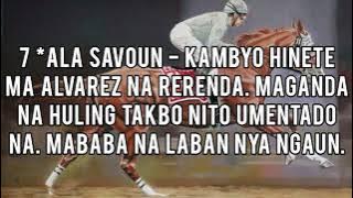 Ka Patok -- Karera Tips & Guide Metro Turf Club May 31, 2024 Friday Racing WTA C/O.