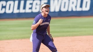 NCAA Softball WCWS highlights: Washington softball ignites at the plate, topples Oregon in game one