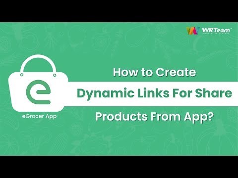 How to create dynamic links for share products from app? | Deep Linking | Android studio | eGrocer