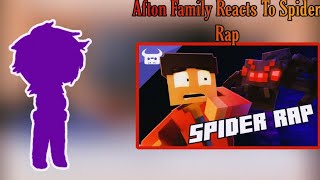 The Afton Family Reacts To Minecraft Spider Rap || Gacha club || Resimi