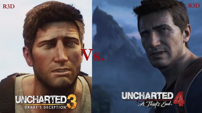 Uncharted 1, 2 & 3 vs. Uncharted 4: A Thief's End - Graphics Comparison 