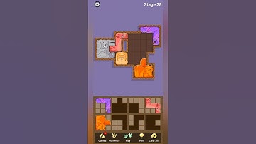 puzzle cats 🐈 stage 38 #shorts #gamingwithrabia #puzzlecats
