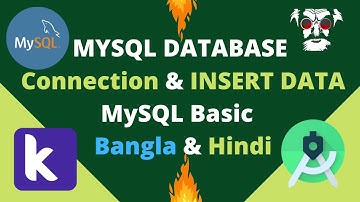 MYSQL database Connection & INSERT Data MySQL Basic in Bangla & Hindi