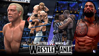 Best ever WrestleMania Cutscenes in WWE Games!!