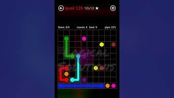 Flow Free Play 10x10 Mania Level 121 to 135