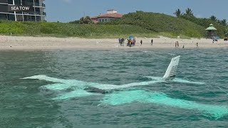 Plane crashes into water off busy Boca Raton beach, no one injured Ocean Report Boca Raton