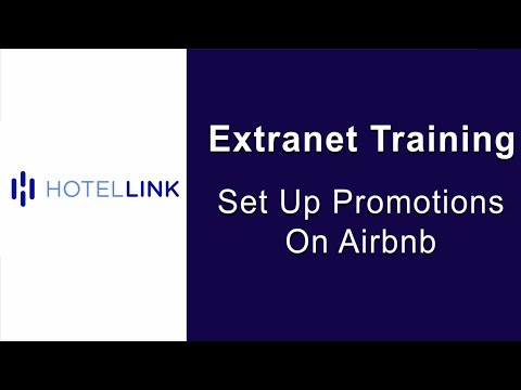 Extranet demo - Channel Manager | Create Airbnb Promotion