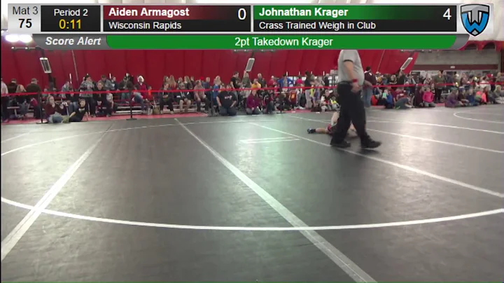 75 Johnathan Krager Crass Trained Weigh in Club vs...