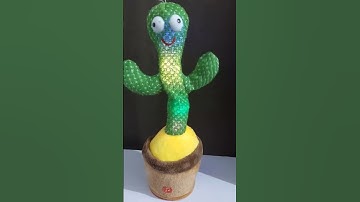 Thumbnail of Dancing Cactus singing Happy Birthday #asmr #dancingcactus #shorts #youtubeshorts #satisfying #toys