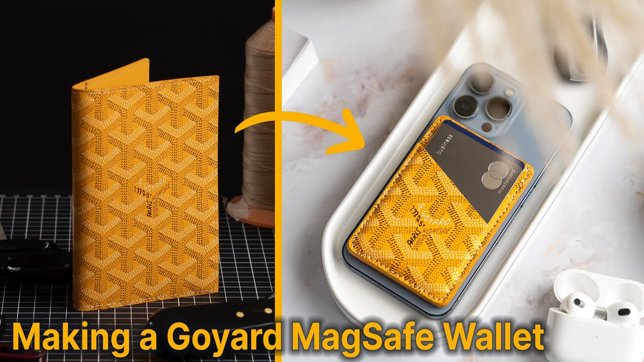 How to make a Louis Vuitton iPhone 12 magnetic wallet #magwallet #lv #