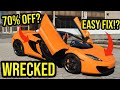 IAA: I found a Cheap Salvage McLaren + 911 at Auction *Rebuild Project* Copart Walk-Around