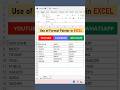 Format Painter In MS Excel | How to Use Format Painter in Excel #shorts #excel #computer