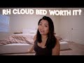 how i feel about my restoration hardware cloud bed