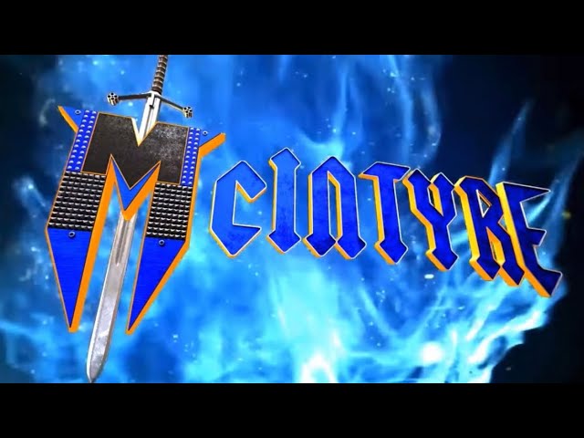 Drew McIntyre’s theme song with ring announcement and announcers
