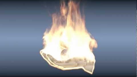 Blender 2.65 - Burning Hand Render