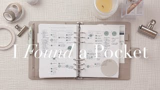 august end-of-month planner flip through | i found a pocket in my a5 filofax norfolk