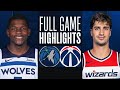 TIMBERWOLVES At WIZARDS FULL GAME HIGHLIGHTS January 24 2024 