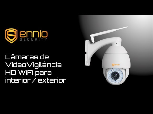 Câmaras de Video Vigilância HD, WiFi para interior / exterior 