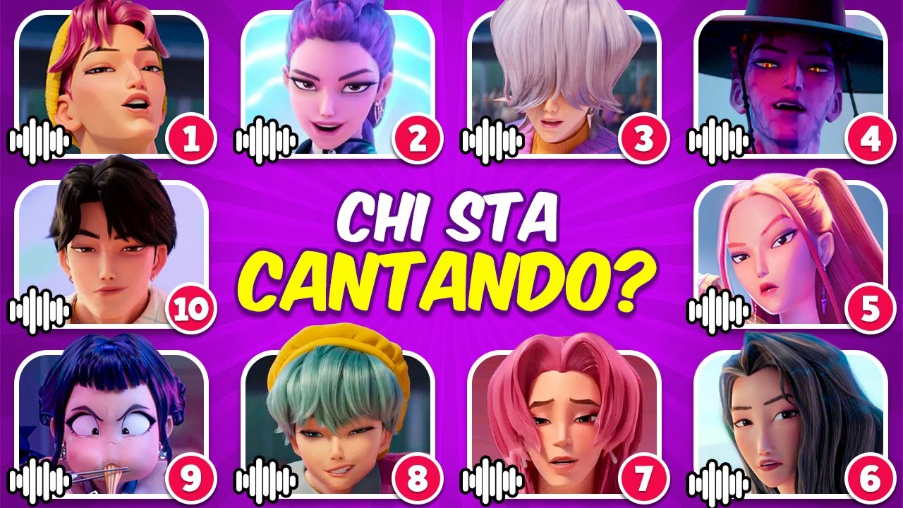 KPop Demon Hunters dalla Canzone e dalla Voce 🎙️🎵🔥 Huntrix, Saja Boys