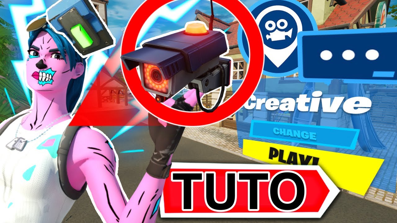 TUTO comment faire un système de caméra de surveillance fonctionnel sur Fortnite créatif ￼